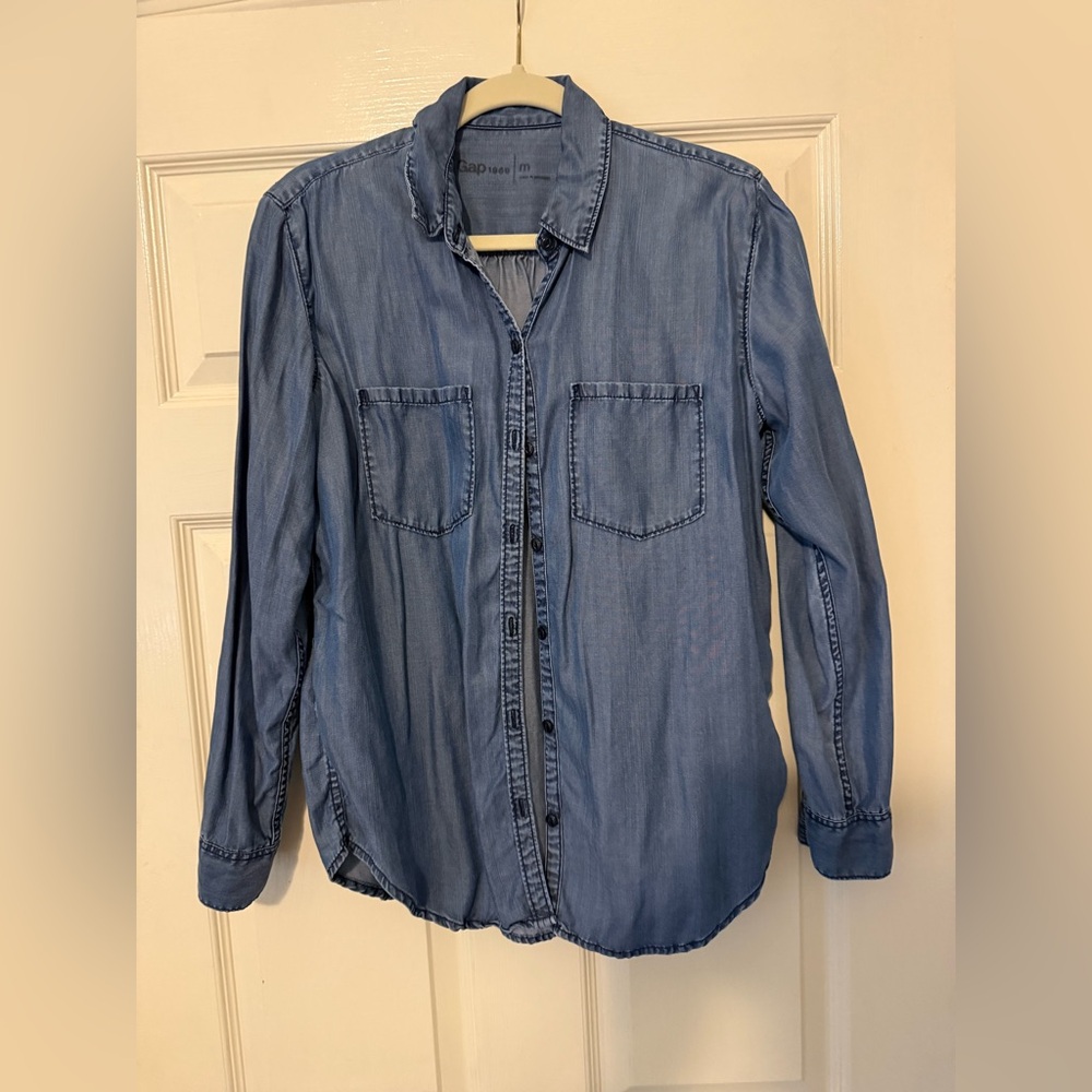 Gap Denim Button-Up Shirt